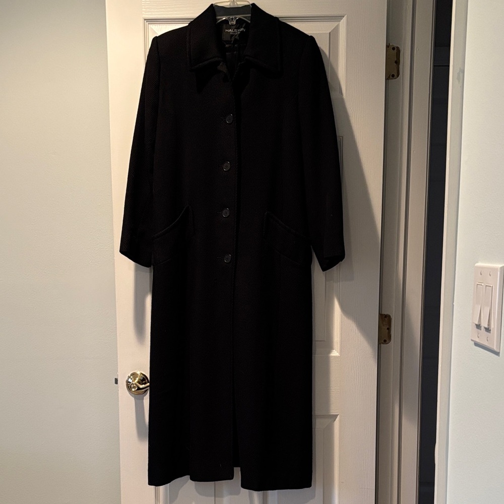 Halston Lifestyle Full length Black Women's Coat